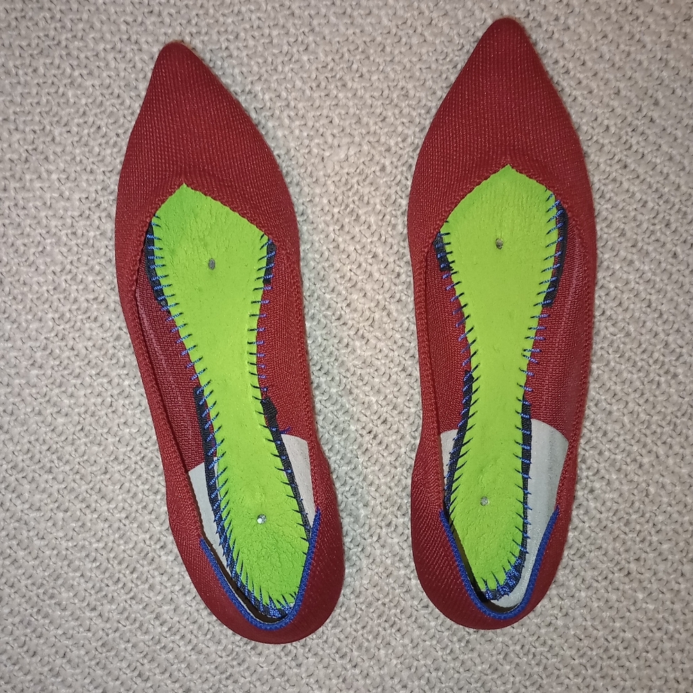 Rothy's Points In Chili Red - image 3